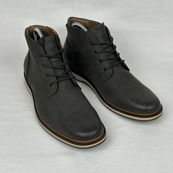 NEW HAWKER RYE‎ Men's Nevin Chukka Boot Shoes Gray Size 11.5 - Picture 1 of 9